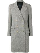 Ermanno Scervino Tweed Coat - Black