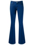 Amapô Flared Jeans, Women's, Size: 46, Blue, Cotton/elastodiene