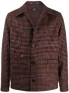 Ps Paul Smith Checked Shirt Jacket - Red