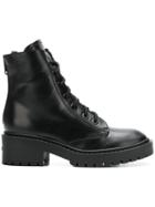 Kenzo Lace-up Ankle Boots - Black