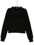 Dsquared2 Kids - Puff Sleeve Sweatshirt - Kids - Cotton - 16 Yrs, Black