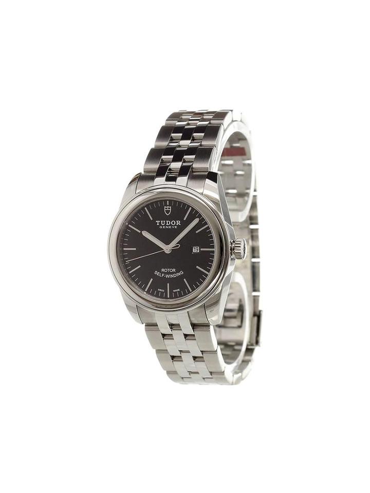 Tudor 'glamour Date' Analog Watch, Stainless Steel