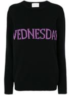 Alberta Ferretti Embroidered Sweater - Black