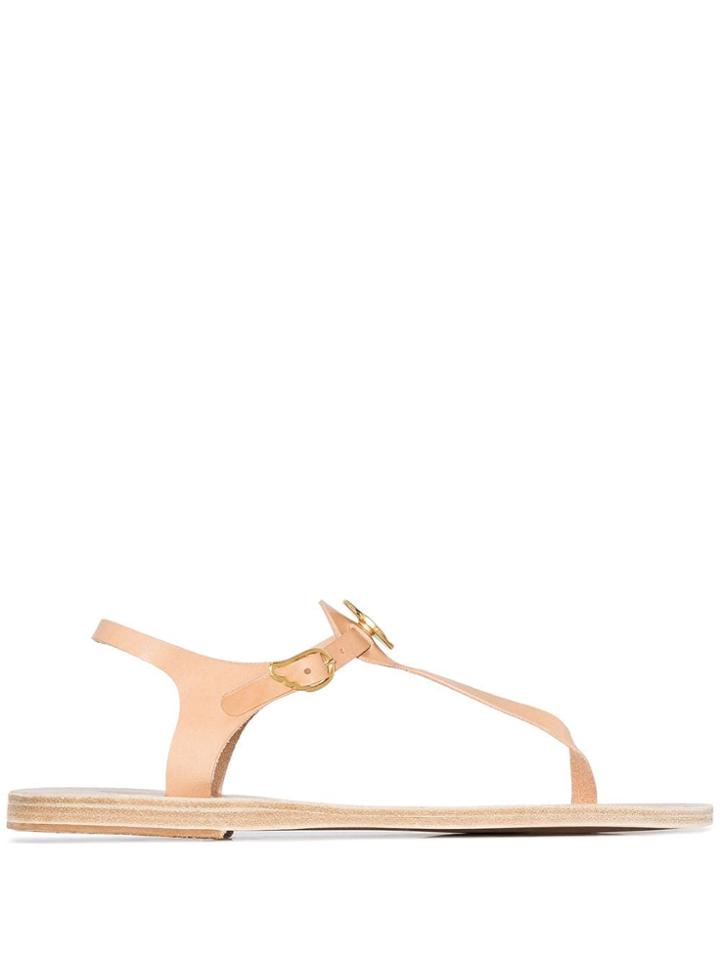 Ancient Greek Sandals Lito Coin-embellished Sandals - Neutrals