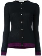 Versace Collection Classic Cardigan, Women's, Size: 46, Black, Silk/cashmere