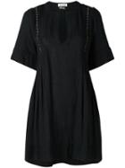 Isabel Marant Étoile - Anabel Dress - Women - Cotton/polyester/viscose/brass - 40, Women's, Black, Cotton/polyester/viscose/brass
