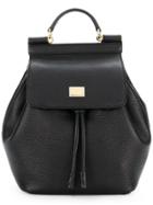 Dolce & Gabbana Sicily Soft Backpack - Black