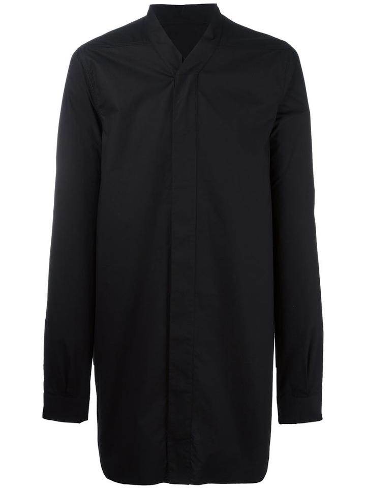 Rick Owens 'faun' Shirt, Men's, Size: 50, Black, Cotton