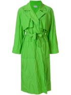 Arthur Arbesser Oversized Trench Coat - Green