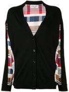 Sonia Rykiel Madras Patterned Cardigan - Black