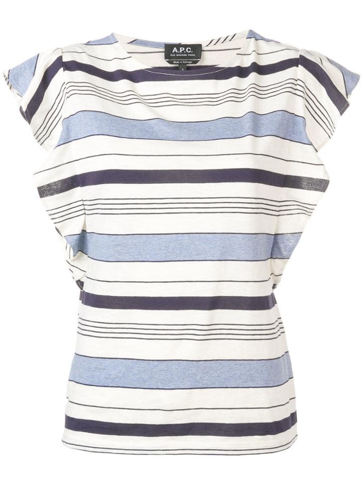A.p.c. Striped T-shirt - Neutrals