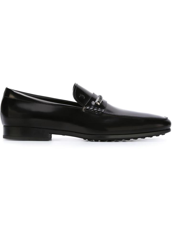 Tod's Braided Appliqué Loafers