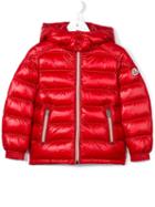 Moncler Kids 'gaston' Puffer Jacket, Boy's, Size: 6 Yrs, Red