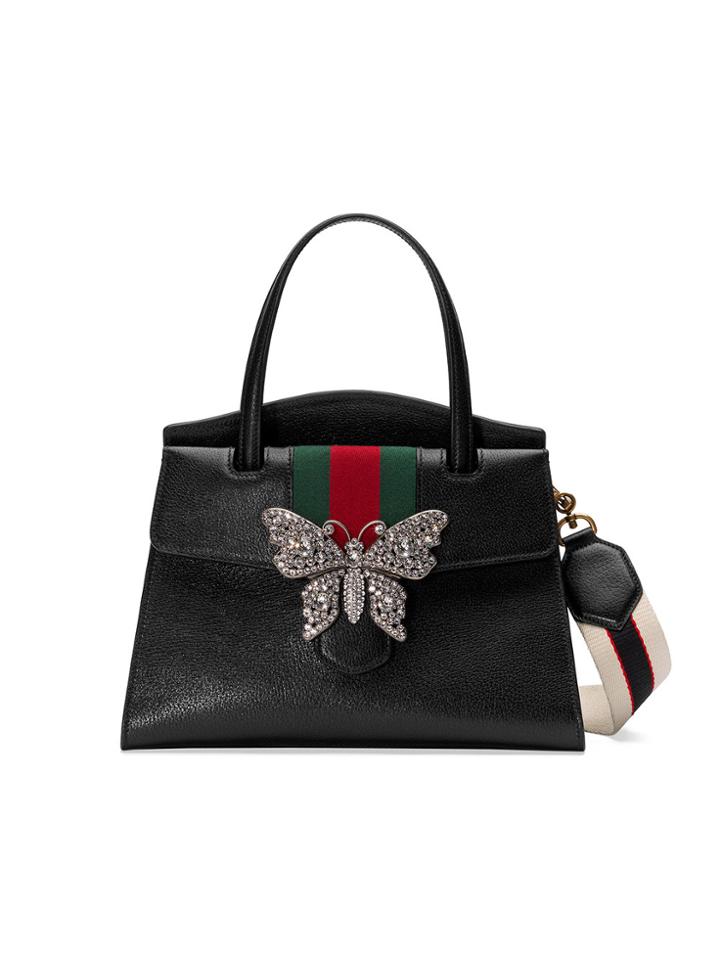 Gucci Guccitotem Medium Top Handle Bag - Black