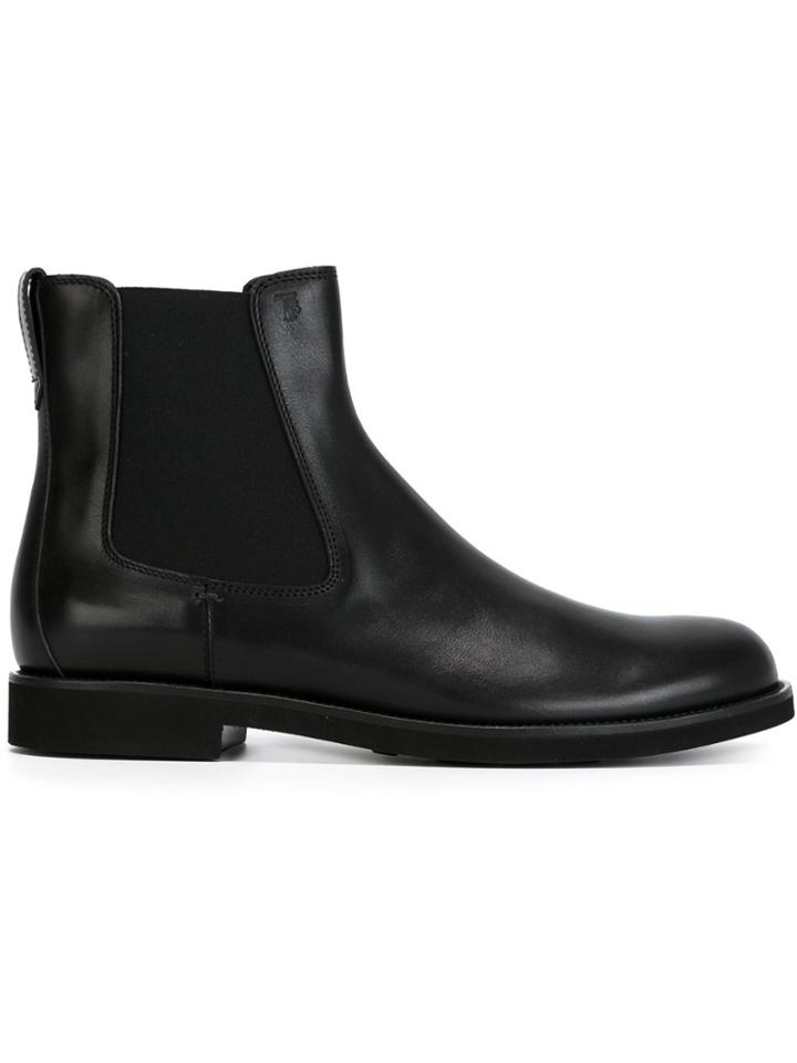 Tod's Elasticated Sides Boots - Black