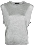 Dsquared2 Cap Sleeve Vest - Grey