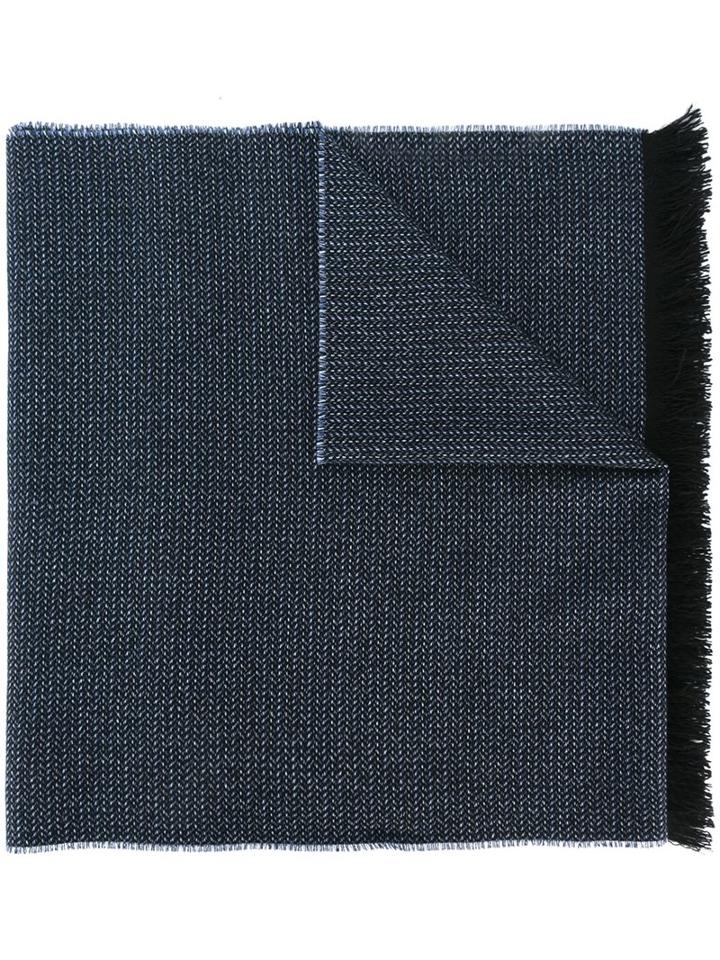 Canali Frayed Scarf