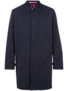 Ps By Paul Smith - Mac Coat - Men - Cotton/polyamide/polyester/viscose - M, Blue, Cotton/polyamide/polyester/viscose