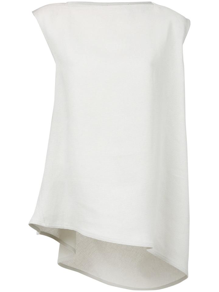 Rick Owens - Shift Blouse - Women - Linen/flax - 44, Grey, Linen/flax