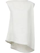 Rick Owens - Shift Blouse - Women - Linen/flax - 44, Grey, Linen/flax