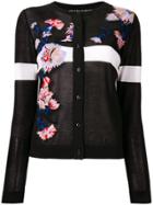 Ermanno Scervino Floral Cardigan - Black