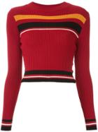 Osklen Knitted Cropped Top - Red