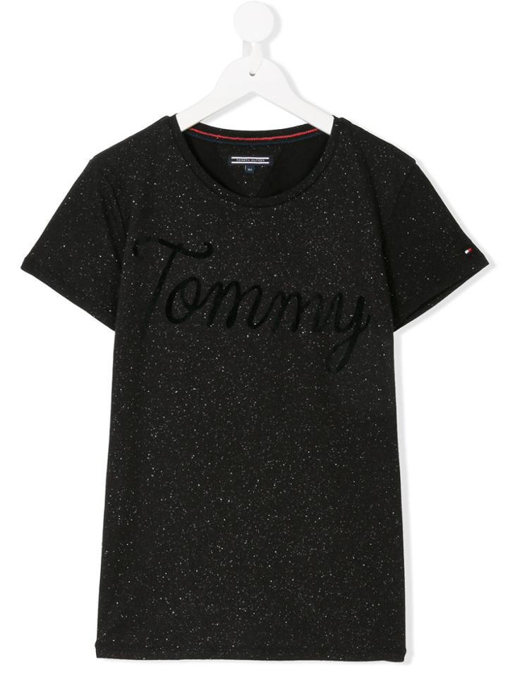 Tommy Hilfiger Junior Teen Logo T-shirt - Black