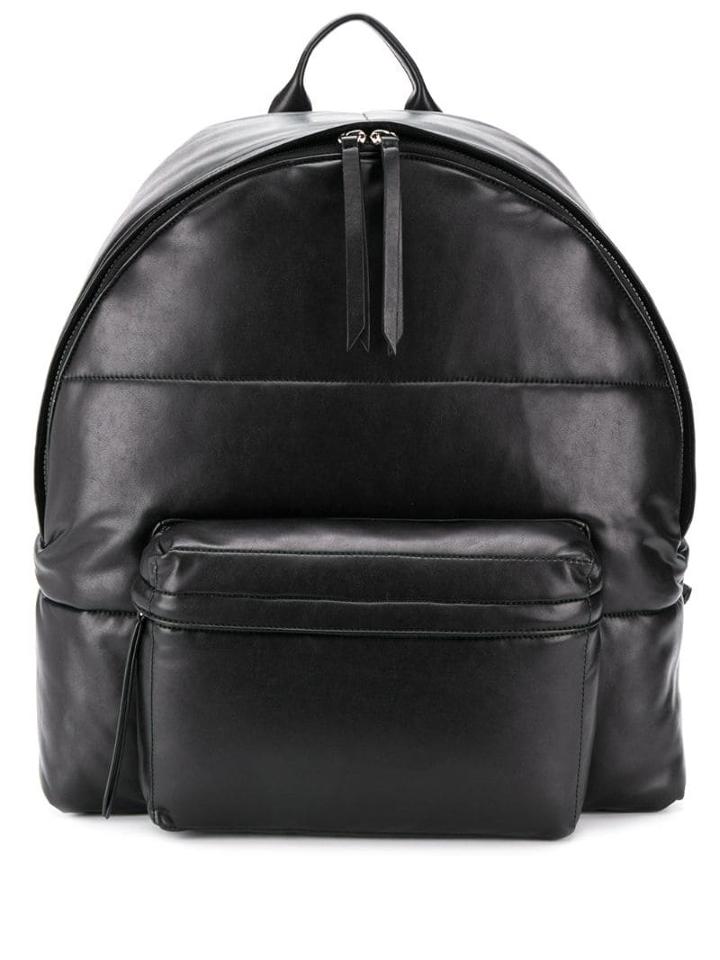 Ermanno Scervino Quilted Effect Backpack - Black