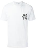 Comme Des Garçons Shirt Chest Logo Print T-shirt, Men's, Size: Large, White, Cotton