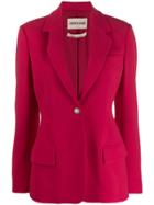 Roberto Cavalli Single-breasted Blazer - Red