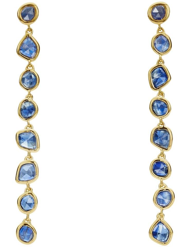 Monica Vinader Siren Mini Nugget Cocktail Kyanite Earrings - Gold