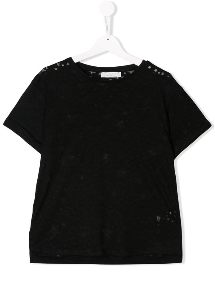 Stella Mccartney Kids Star Detail T-shirt - Black