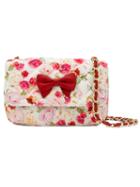 Monnalisa - Floral Print Shoulder Bag - Kids - Cotton/leather/polyester - One Size, Girl's