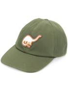 Lanvin Dinosaur Patch Cap - Green