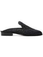 Robert Clergerie Black Aliceop 25 Raffia Mules