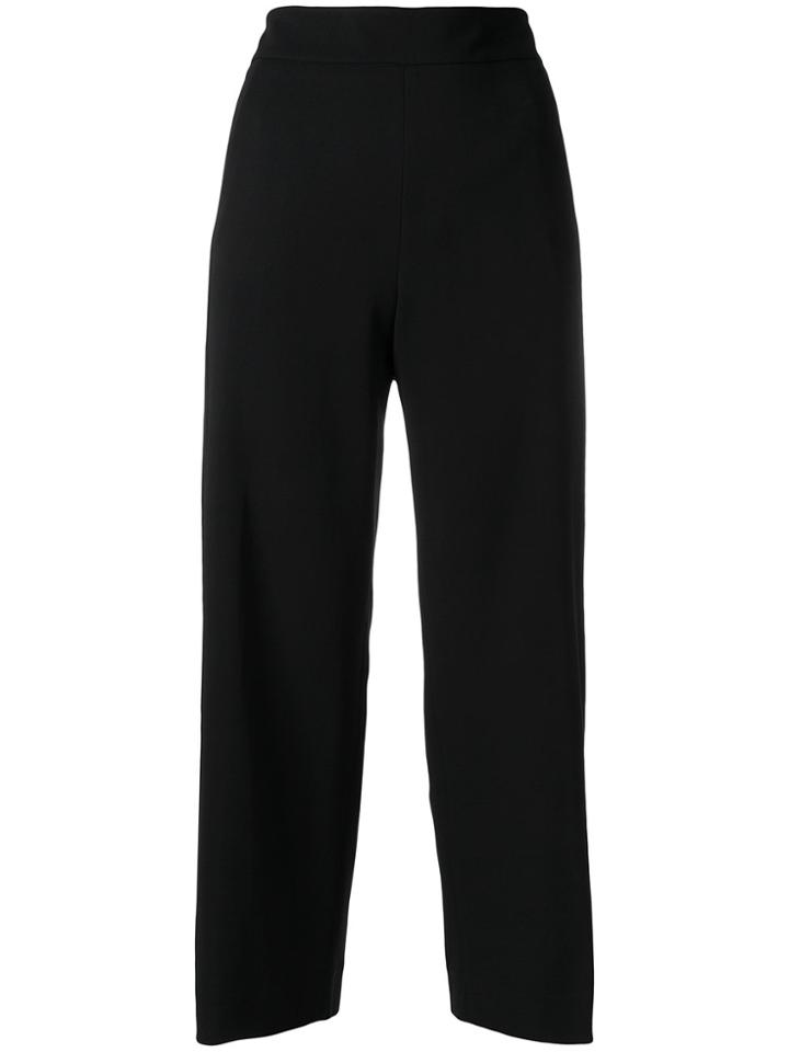 Ql2 Cropped Trousers - Black