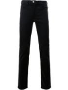 The Soloist - Skinny Trousers - Men - Cotton/calf Leather/polyurethane - 34, Black, Cotton/calf Leather/polyurethane