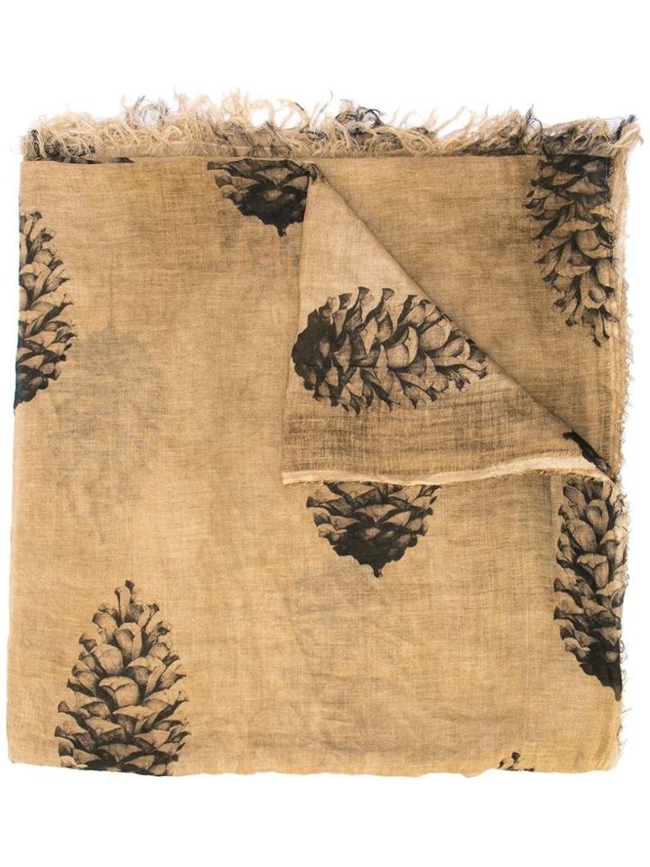 Uma Wang Pine Cone Scarf - Brown