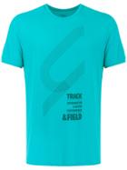 Track & Field Pista Print T-shirt - Blue