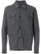 Z Zegna Knitted Jacket - Grey