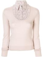Chanel Pre-owned Long-sleeve Knit Hybrid Top - Pink