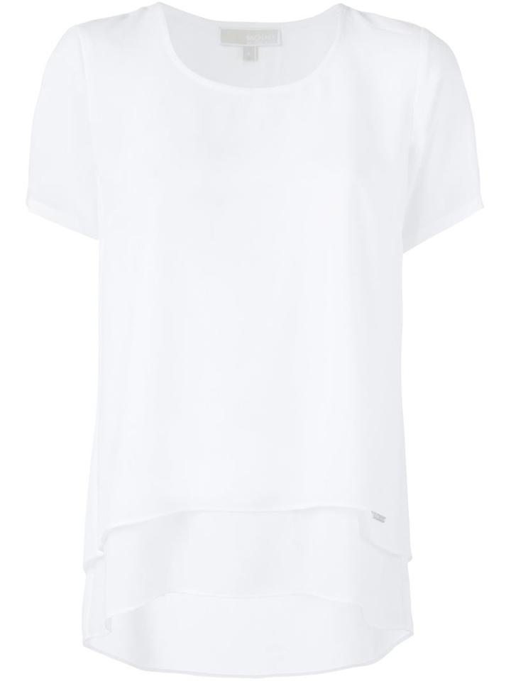 Michael Michael Kors Layered Blouse, Women's, Size: Small, White, Polyester