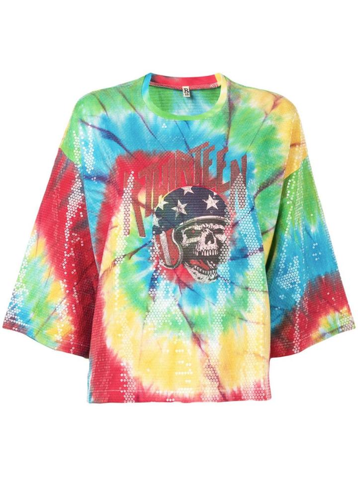 R13 Tie-dye Daredevil T-shirt - Green