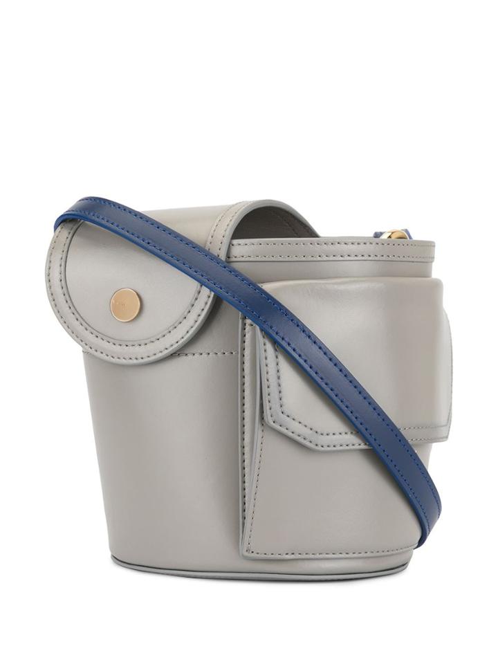 Sacai Bucket Shoulder Bag - Grey