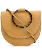 Theory Round Satchel Bag - Nude & Neutrals