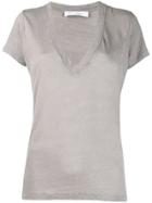 Iro V-neck T-shirt - Grey