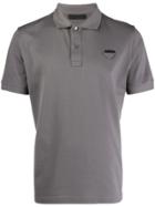 Prada Short Sleeved Polo Shirt - Grey