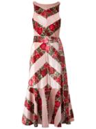 Cecilia Prado - Floral Print Dress - Women - Acrylic/lurex/viscose - M, Red, Acrylic/lurex/viscose