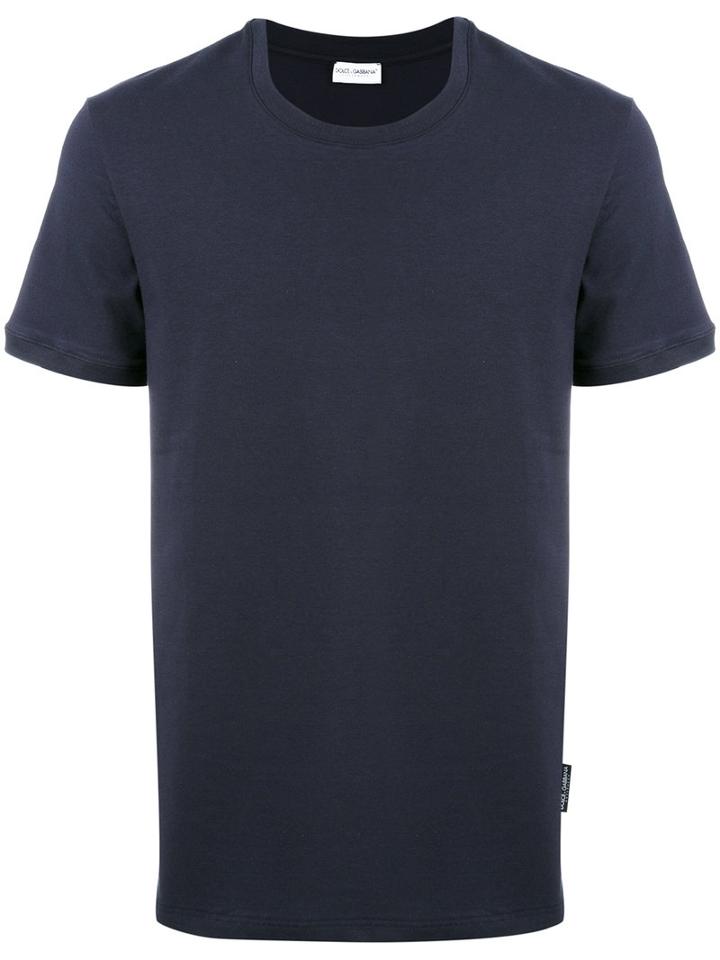 Classic T-shirt - Men - Cotton/spandex/elastane - Xl, Blue, Cotton/spandex/elastane, Dolce & Gabbana Underwear