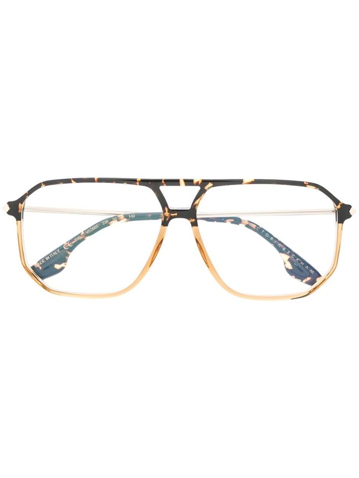 Victoria Beckham Vb2605 Aviator Glasses - Brown